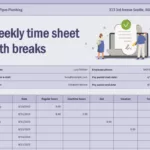 Free Timesheet Templates | Microsoft Create Regarding Time Cards Sample Template