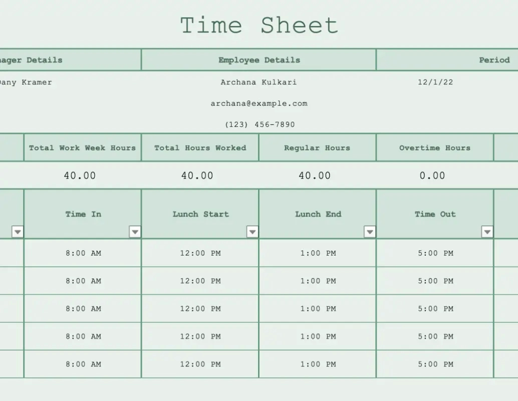 Free Timesheet Templates | Microsoft Create with regard to Time Cards Sample Template