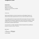 Free To Edit And Print Resignation Letter Templates | Canva Inside Free Resignation Letter Sample Templates