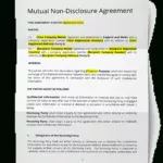 Free Uk Non Disclosure Agreement (Nda) Template Download   Doc2 For Nda Sample Template