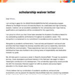 Free Waiver Letter Templates & Examples   Edit Online & Download In Waiver Letter Sample Templates