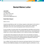 Free Waiver Letter Templates & Examples   Edit Online & Download With Waiver Letter Sample Templates