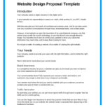 Free Website Proposal Template And Sample Pertaining To It Proposal Sample Template