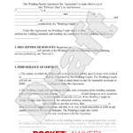 Free Wedding Planner Agreement Template   Rocket Lawyer For Wedding Contract Sample Template