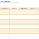 Free Work Log Templates With How To & Examples | Smartsheet For Sample Activity Log Template