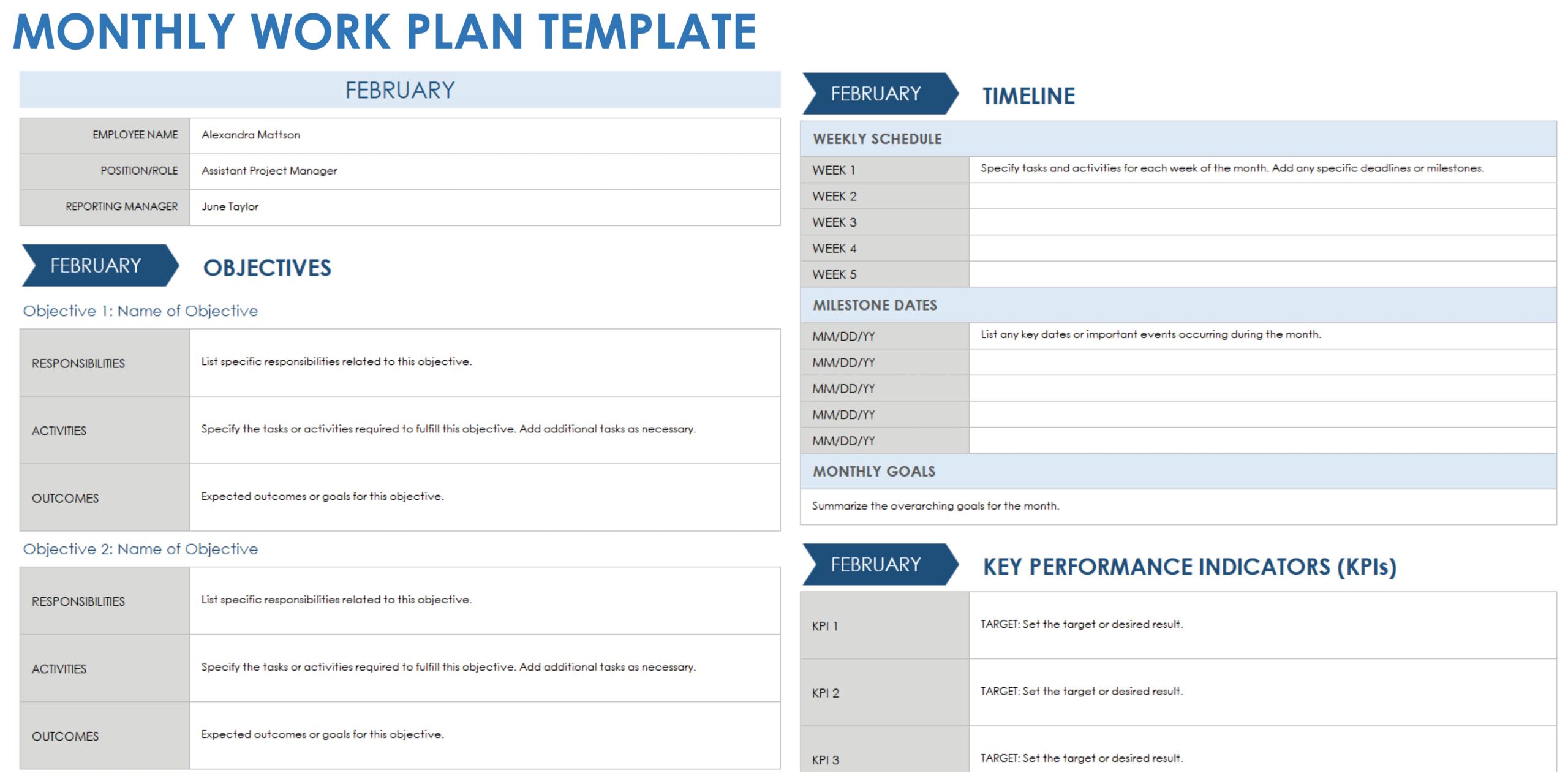 Free Work Plan Templates | Smartsheet in Work Plan Template Sample