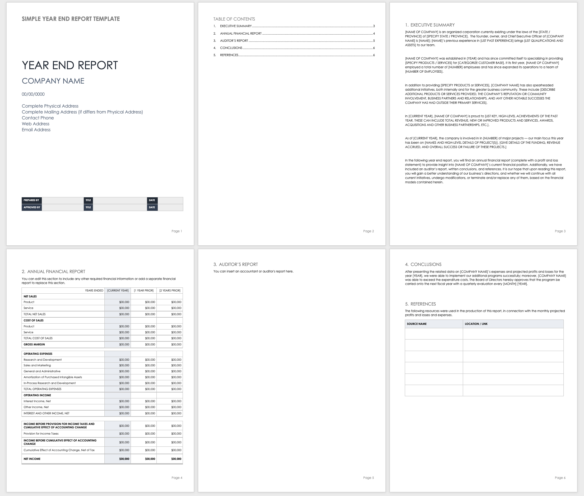 Free Year End Report Templates | Smartsheet with Year-End Report Sample Template