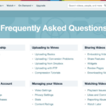 Frequently Asked Questions (Faq) Design Pattern Example At Vimeo For Frequently Asked Questions Sample Template