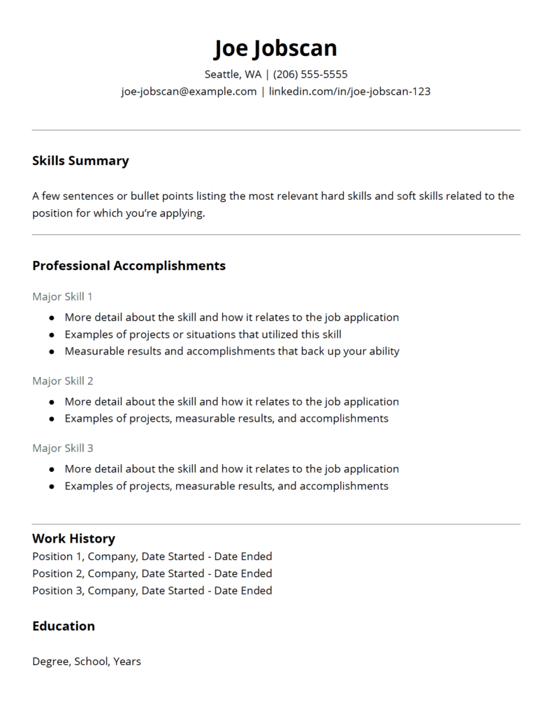 Functional Resume Template And Why Recruiters Hate This intended for Sample Functional Resume Template