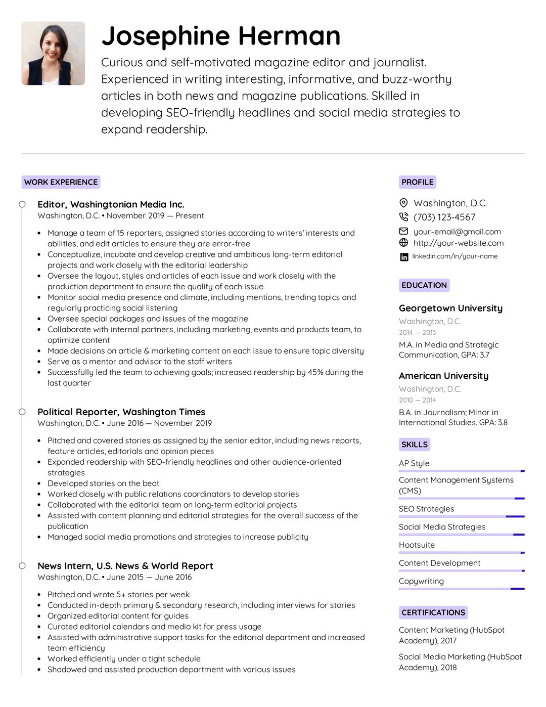 Functional Resume Templates &amp;amp; Formats For 2022 | Easy Resume inside Sample Functional Resume Template