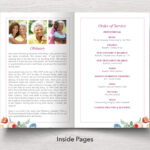 Funeral Program Template Obituary Template Celebration Of Life Within Funeral Program Template Sample