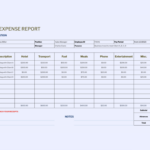 Fyle | Expense Report Templates With Regard To Expense Sheet Template Sample