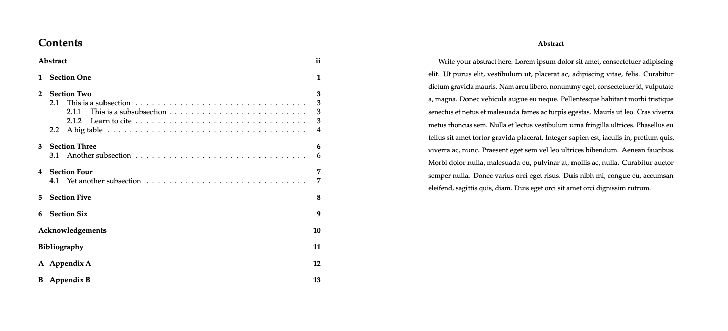 Get Started With Our Latex Thesis Template - Tilburg Science Hub regarding Latex Sample Template