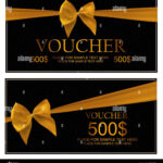 Gift Voucher Template For Your Business. Illustration Stock Photo Inside Gift Voucher Sample Template