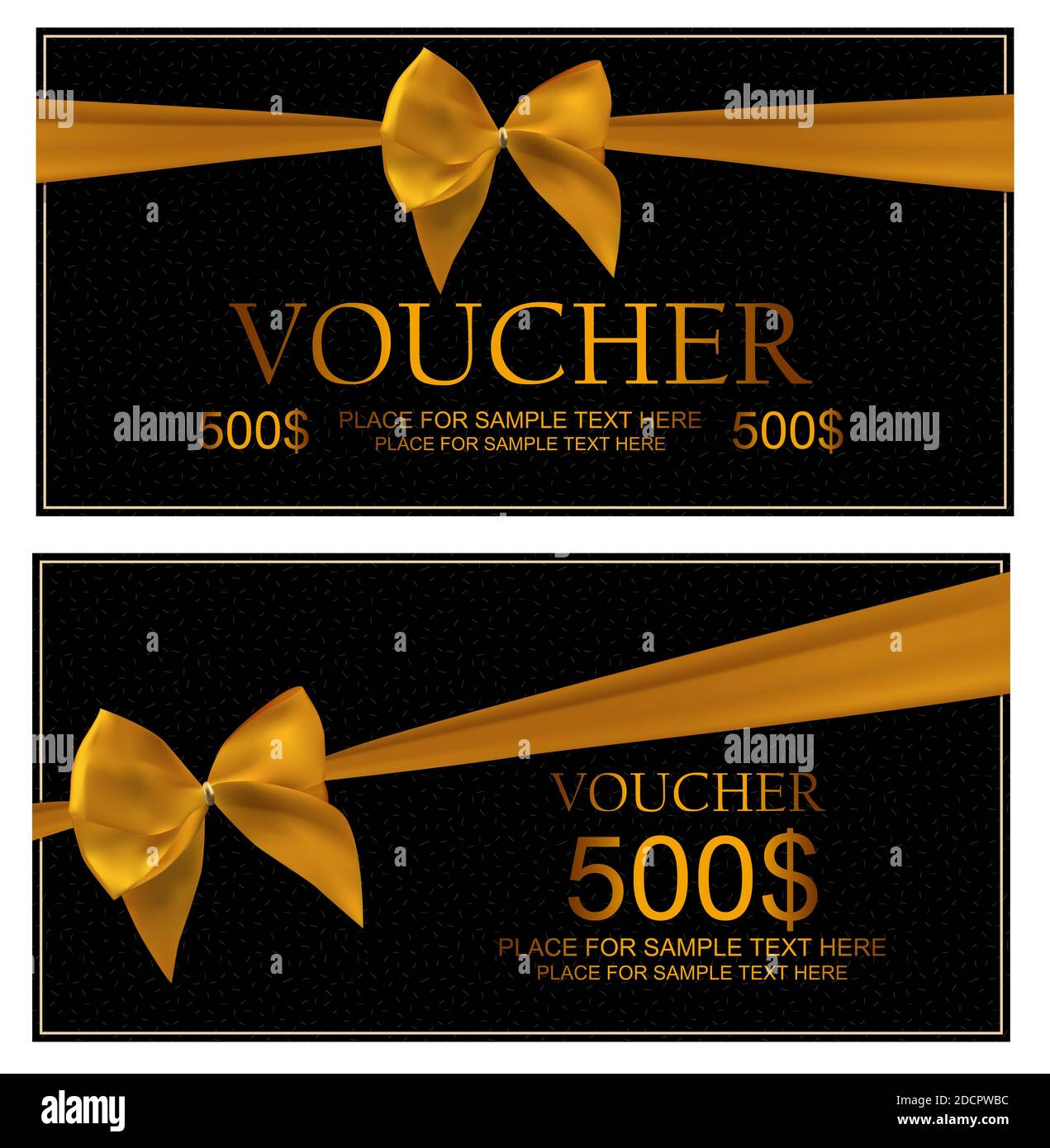 Gift Voucher Template For Your Business. Illustration Stock Photo inside Gift Voucher Sample Template