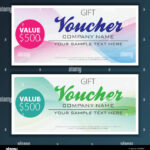 Gift Voucher Template Stock Vector Image & Art   Alamy Pertaining To Gift Voucher Sample Template