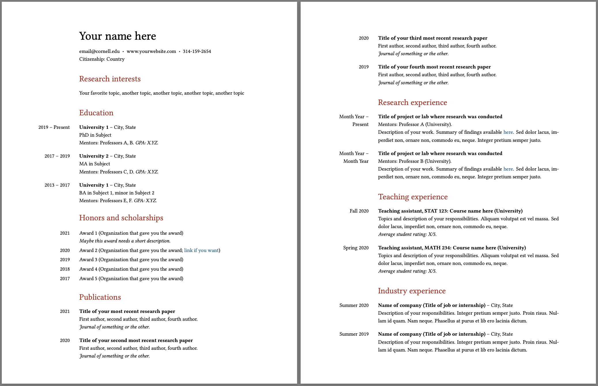 Github - Sara-Venkatraman/Latex-Templates: Commented Templates For inside Latex Sample Template