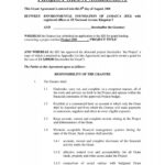 Grant Agreement Template   Environmental Funds Tool Kit Inside Grant Agreement Sample Template