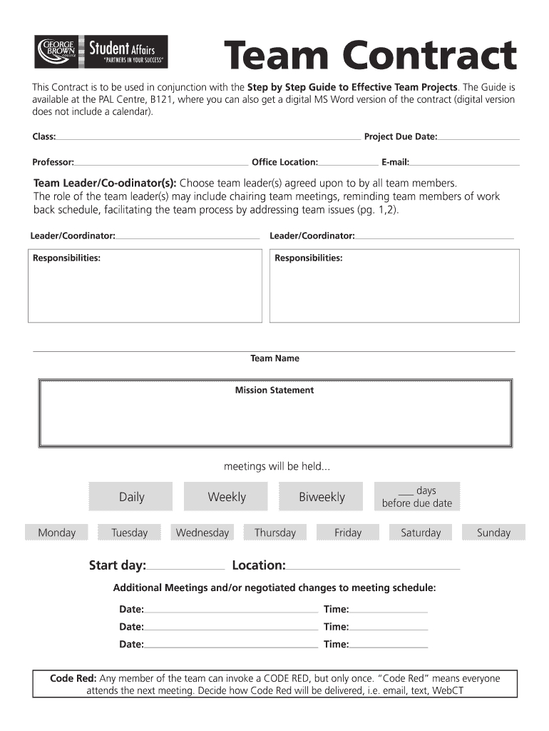 Group Contract Sample: Fill Out &amp;amp; Sign Online | Dochub intended for Teaming Agreement Template Sample