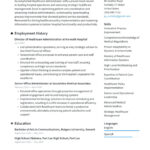 Healthcare Resume Examples & Templates (2024) · Resume.io In Healthcare Resume Template Sample