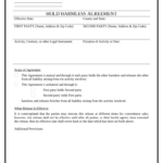 Hold Harmless Agreement Template Pdf: Fill Out & Sign Online | Dochub Intended For Hold Harmless Agreement Template Sample