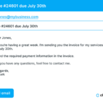 How To Ask For Payment Professionally: Templates And Tips With Invoice Email Sample Template
