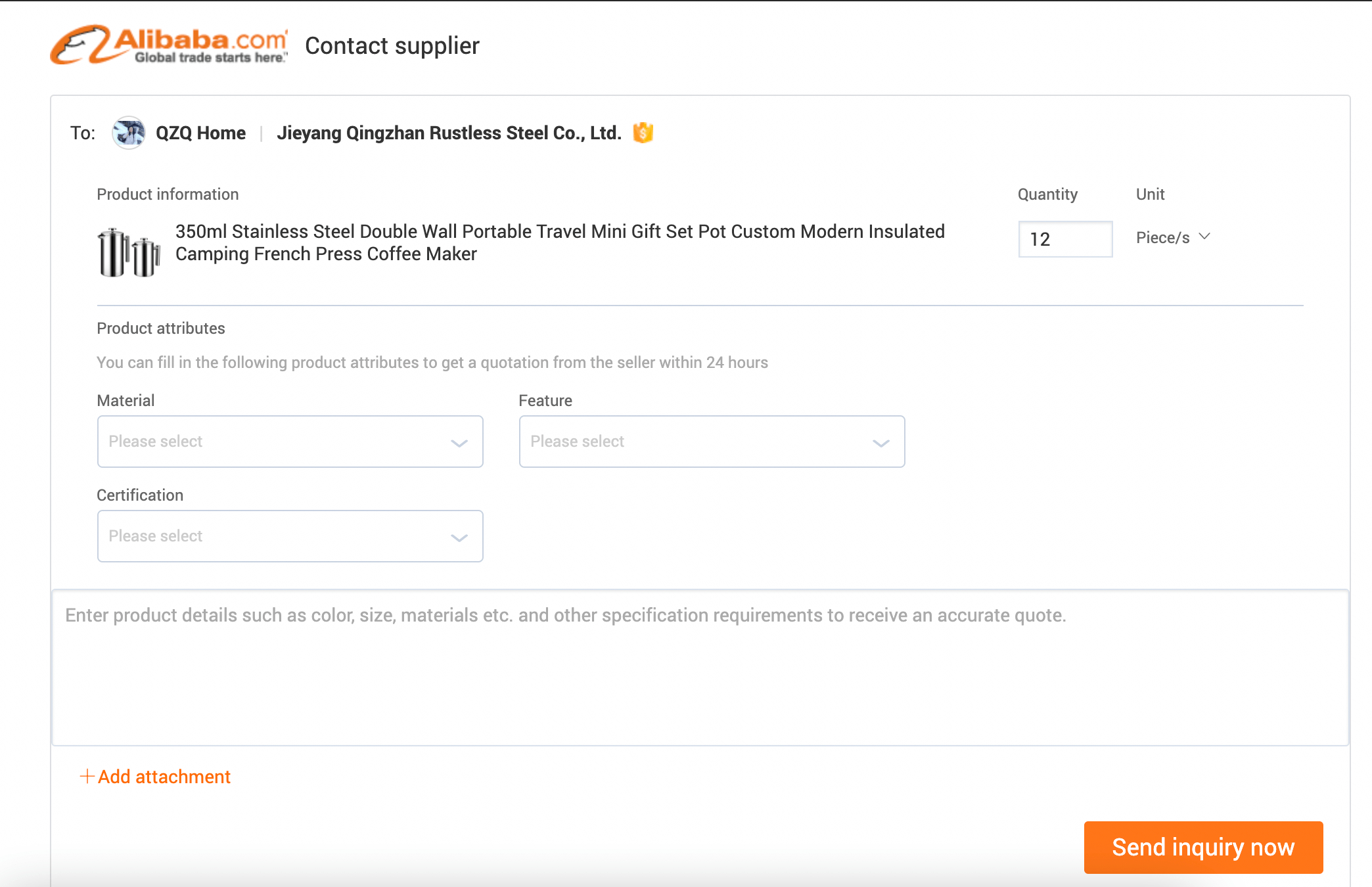 How To Communicate And Negotiate With Alibaba Suppliers | Just One in Alibaba Sample Request Template