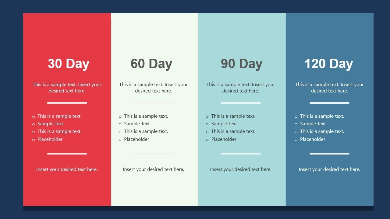 How To Create A 30 60 90 Day Plan? | Animated 30 60 90 Day Plan Example | Slideuplift regarding Sample 90-Day Plan For New Job Template