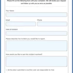 How To Create A Customer Complaint Form In 5 Steps   Fluent Forms Within Complaint Form Sample Template