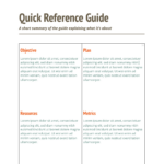 How To Create & Use Quick Reference Guides [Free Template Inside Throughout Sample Quick Reference Guide Template