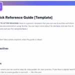 How To Create & Use Quick Reference Guides [Free Template Inside With Sample Quick Reference Guide Template