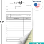 How To Fill Out A Receipt Book: An Easy Guide With Examples Pertaining To Receipt Book Templates Sample