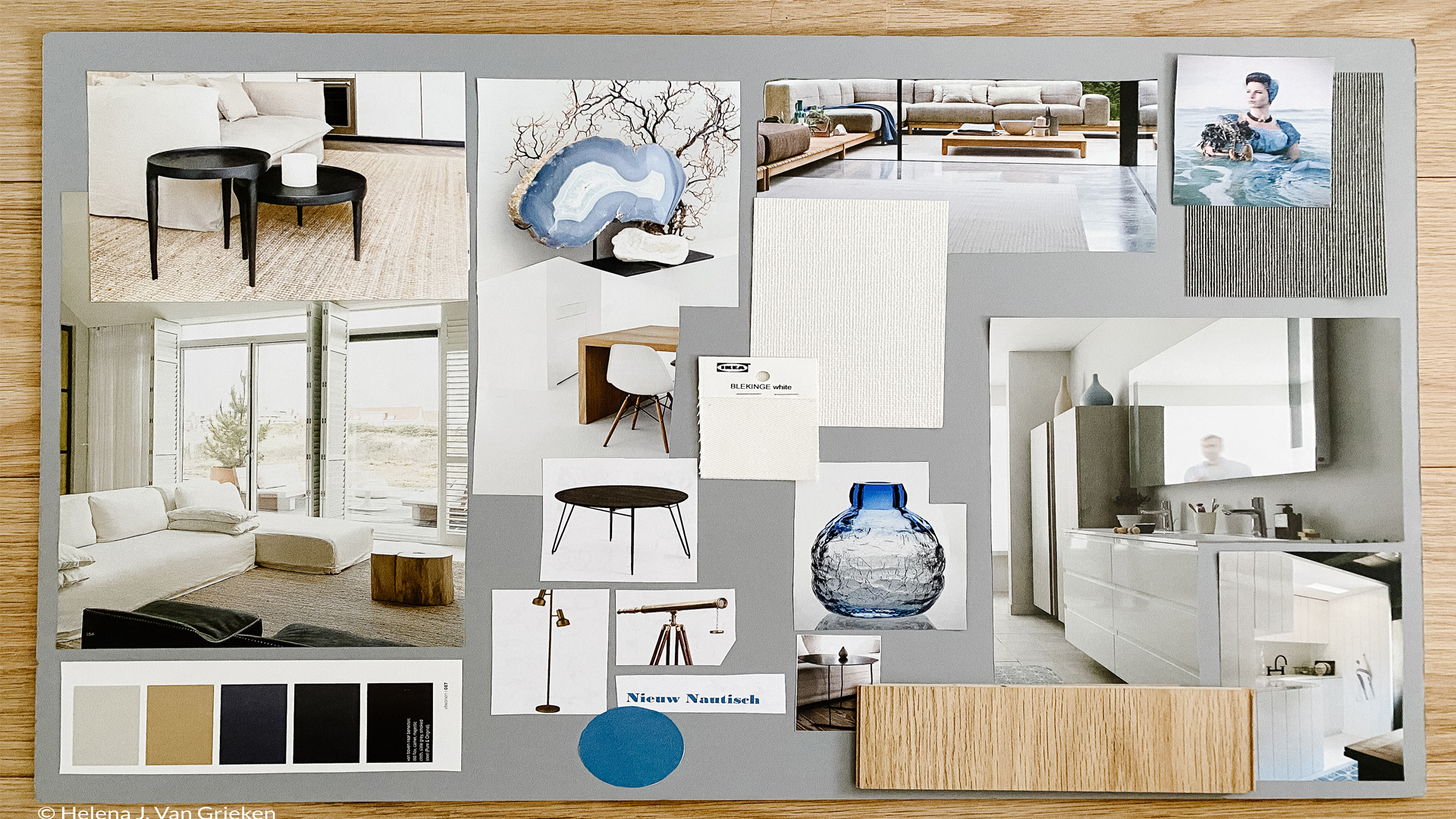 How To Make An Interior Design Mood Board - Woonlookbook in Interior Design Sample Board Template