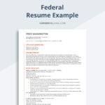 How To Write A Federal Resume (Example And Template)   Career Reload With Regard To Federal Job Resume Sample Template