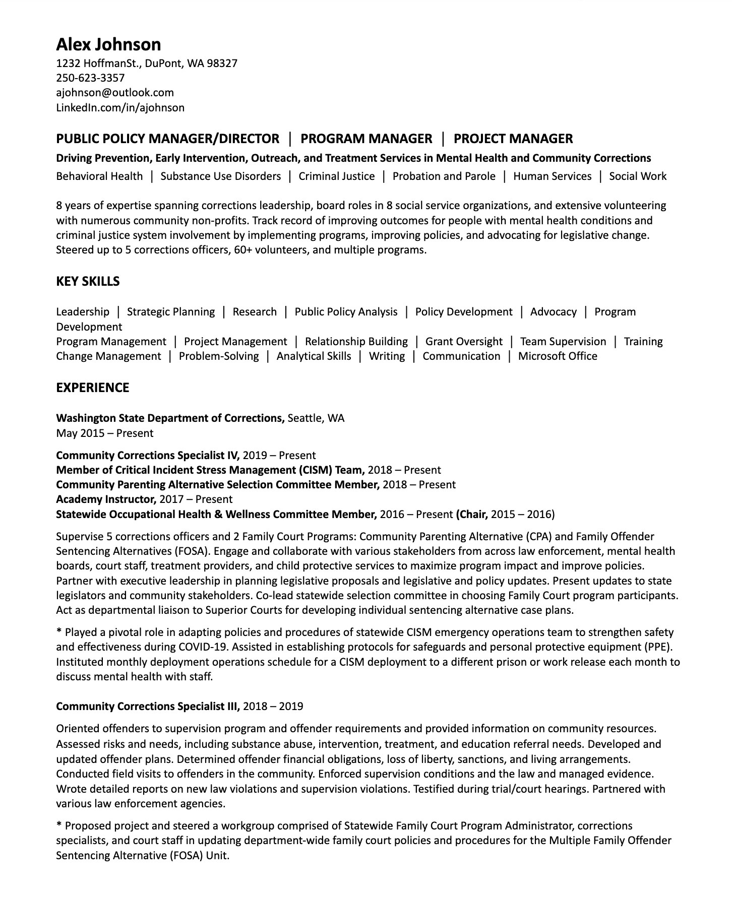 How To Write A Federal Resume For 2024 (Tips + Examples) regarding Federal Job Resume Sample Template