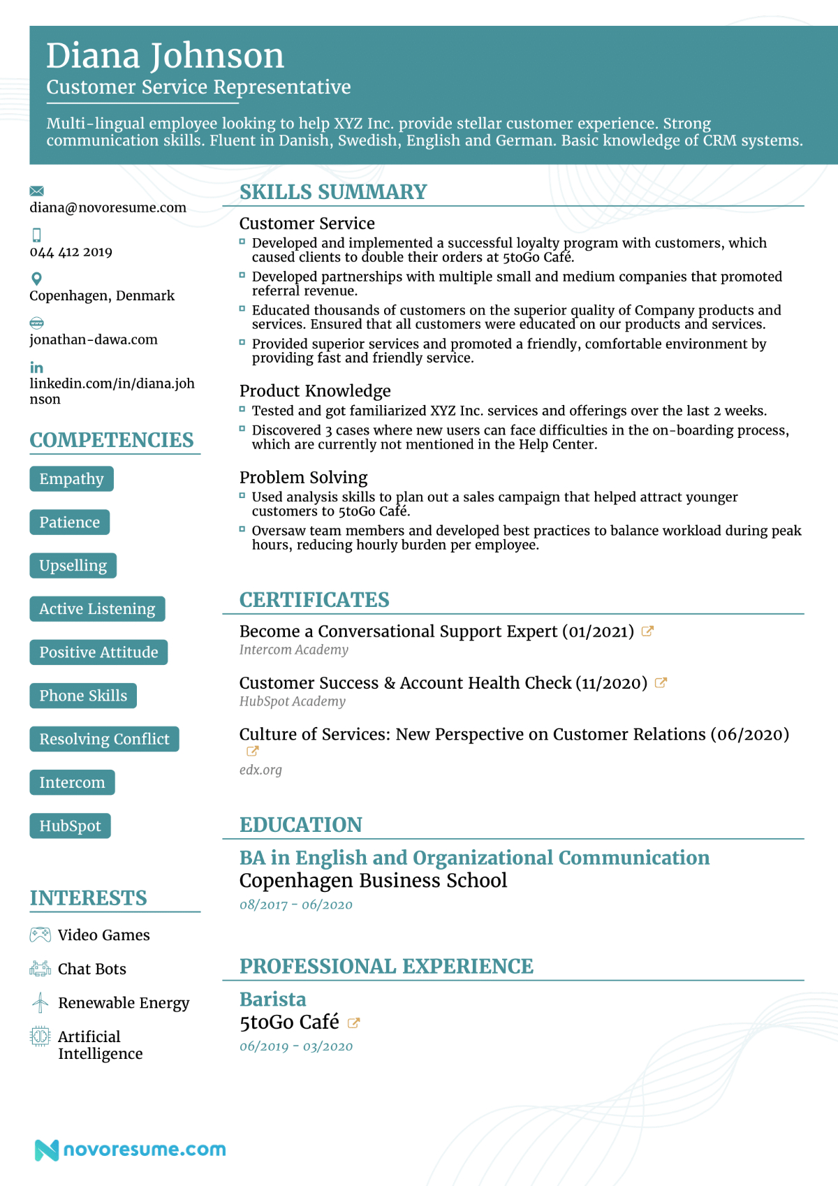 How To Write A Functional Resume [4 Free Templates Included] inside Combination Resume Sample Template