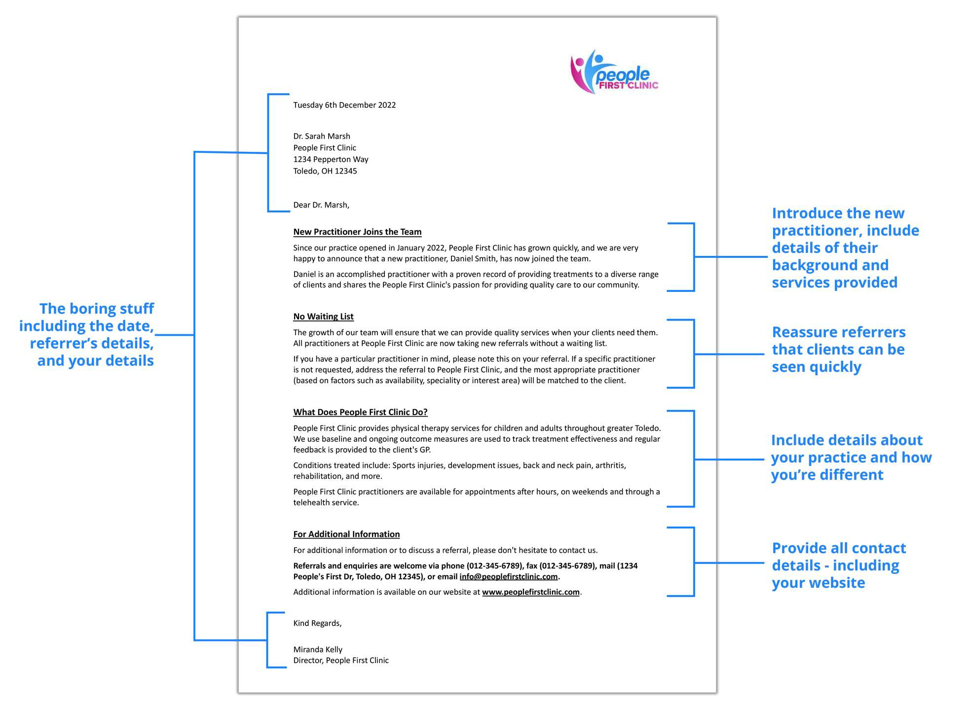 How To Write A Great Referral Introduction Letter - Power Diary Blog with regard to Medical Referral Letter Template Sample