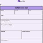 How To Write A Lesson Plan Template With Examples For Lesson Plan Templates Sample