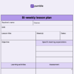 How To Write A Lesson Plan Template With Examples Intended For Learning Plan Sample Template