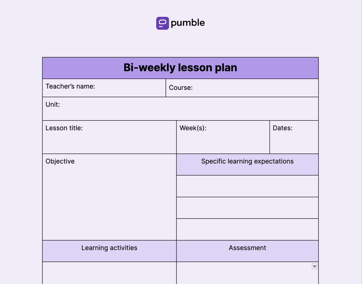 How To Write A Lesson Plan Template With Examples intended for Learning Plan Sample Template