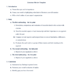 How To Write A Literature Review: Guide, Template, Examples Intended For Literature Review Sample Template