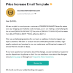 How To Write A Price Increase Letter (With Template) Regarding Free Price Increase Letter Sample Template