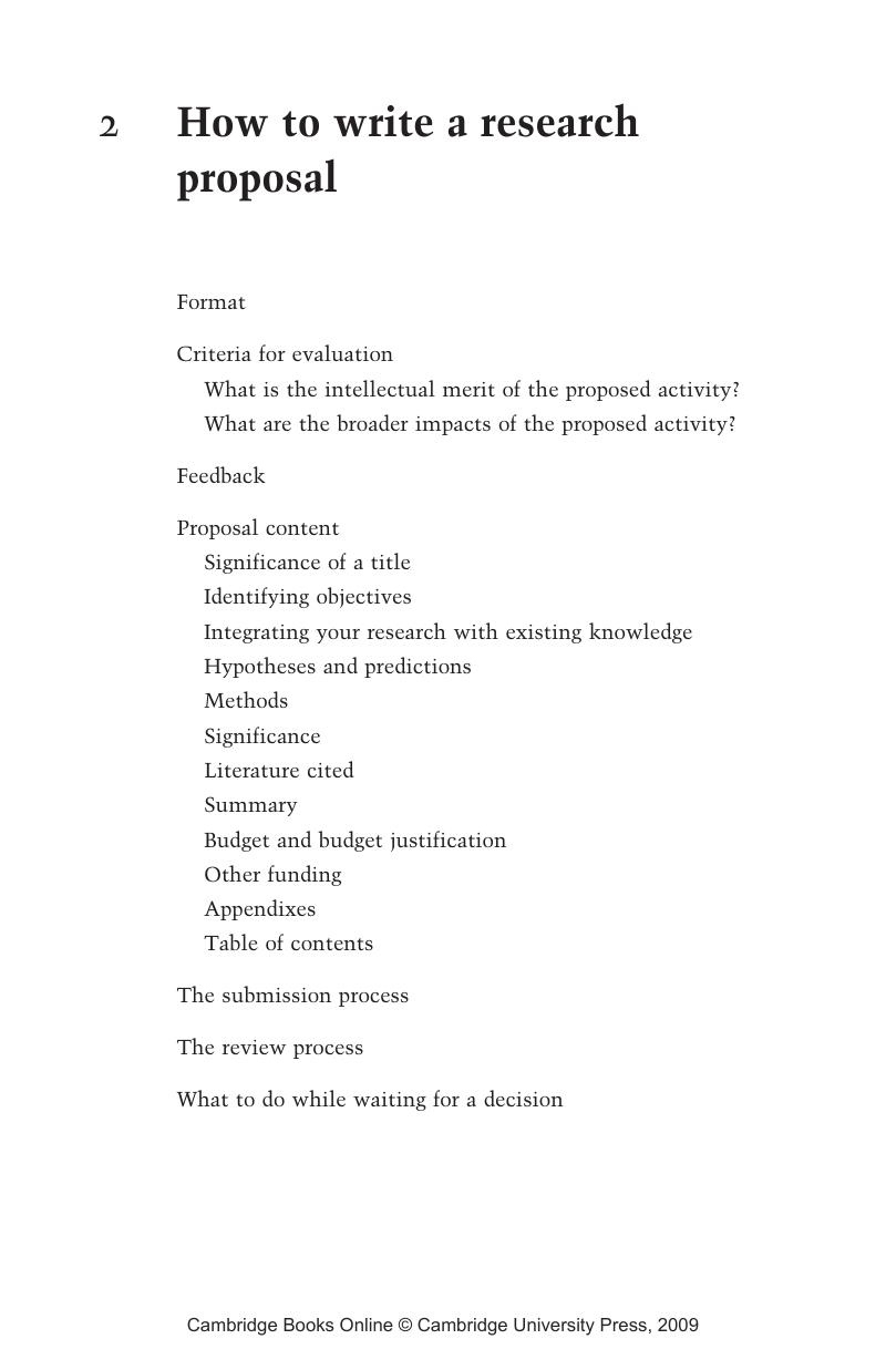 How To Write A Research Proposal (Chapter 2) - Planning, Proposing intended for Research Proposal Outline Sample Template