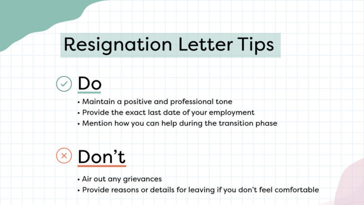 Resignation Email Template Sample