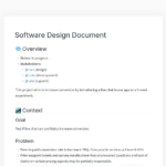 How To Write A Software Design Document (Sdd) Regarding Technical Design Document Template Sample