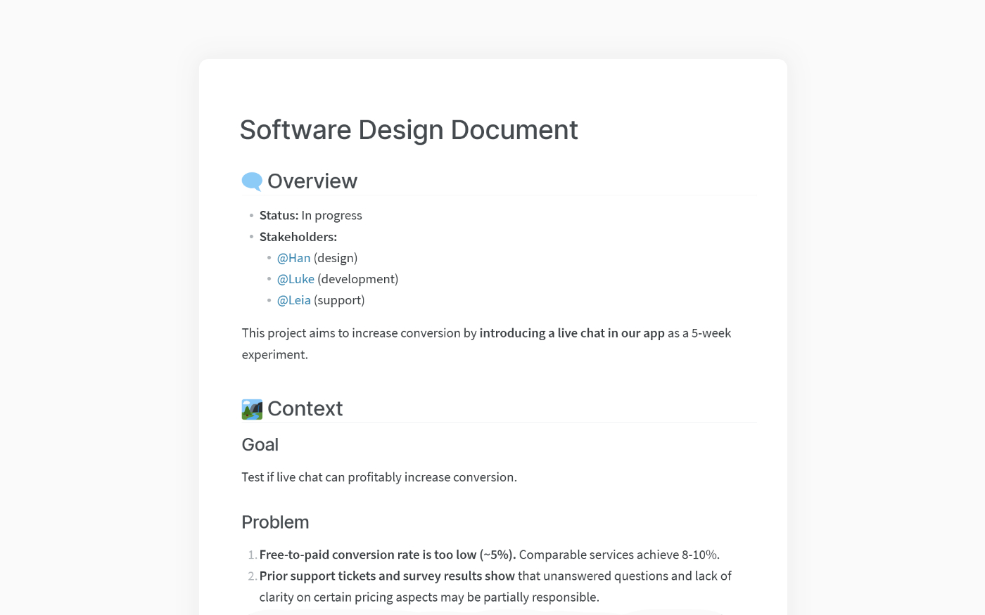 How To Write A Software Design Document (Sdd) regarding Technical Design Document Template Sample