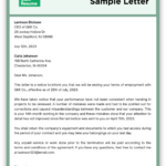 How To Write An Independent Contractor Termination Letter (Email Inside Contract Termination Letter Template Sample