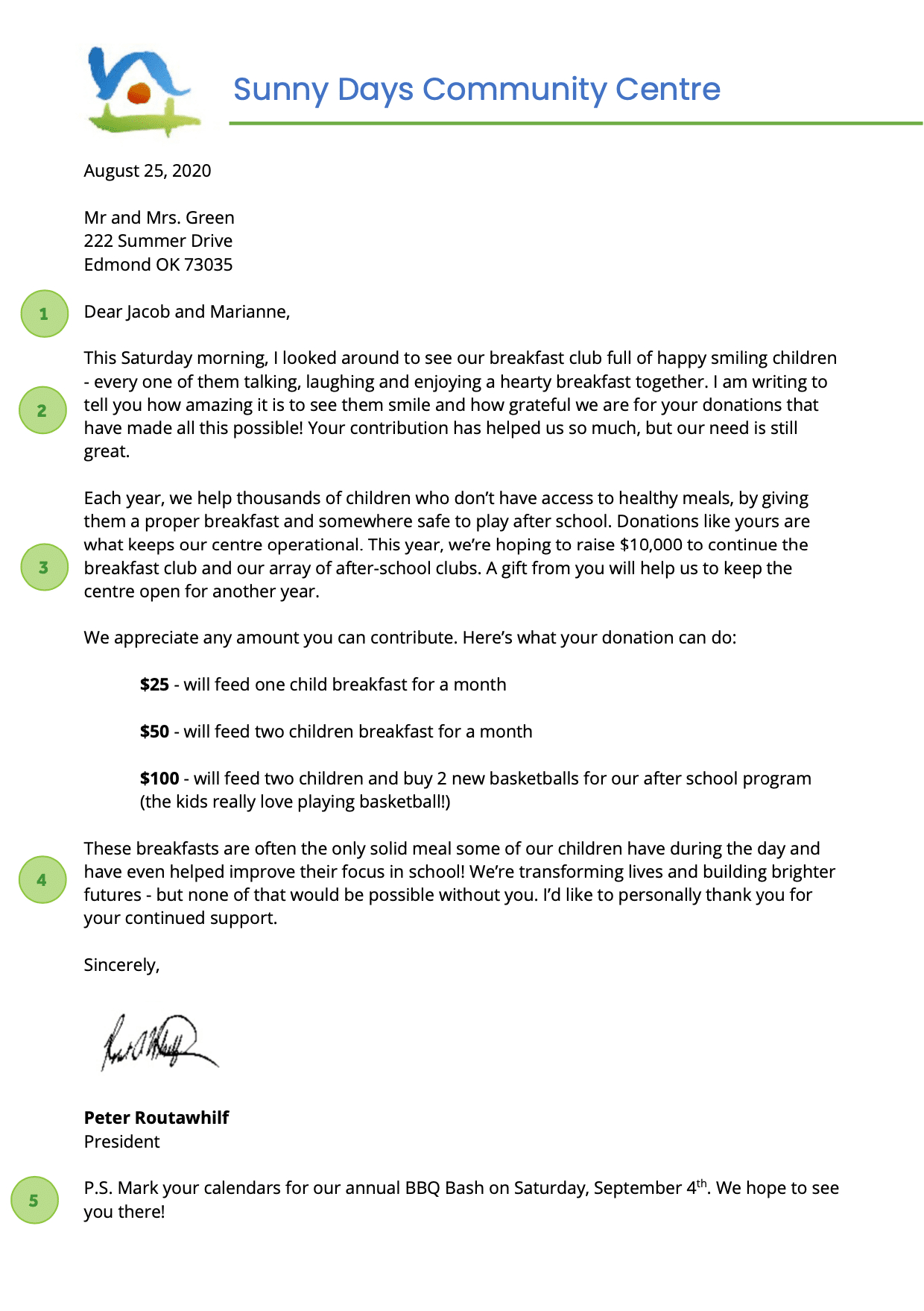 How To Write The Perfect Fundraising Letter (With Templates) in Fundraising Letter Template Sample