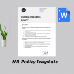 Hr Policy Template Intended For HR Policy Sample Template