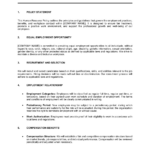 Human Resource Policy Template 2024 [Download .Docx] | Business In For HR Policy Sample Template